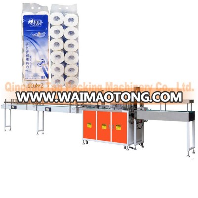 Automatic PE Bag Toilet Tissues Bundler Packing Machine